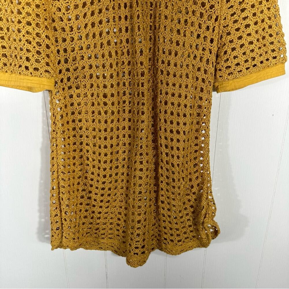 Anthropologie Angel of the North Senoia Crochet Sweater Top Size Small - Picture 9 of 9